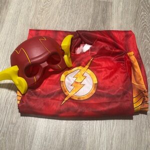 Kids Red Superhero Costume with Mask